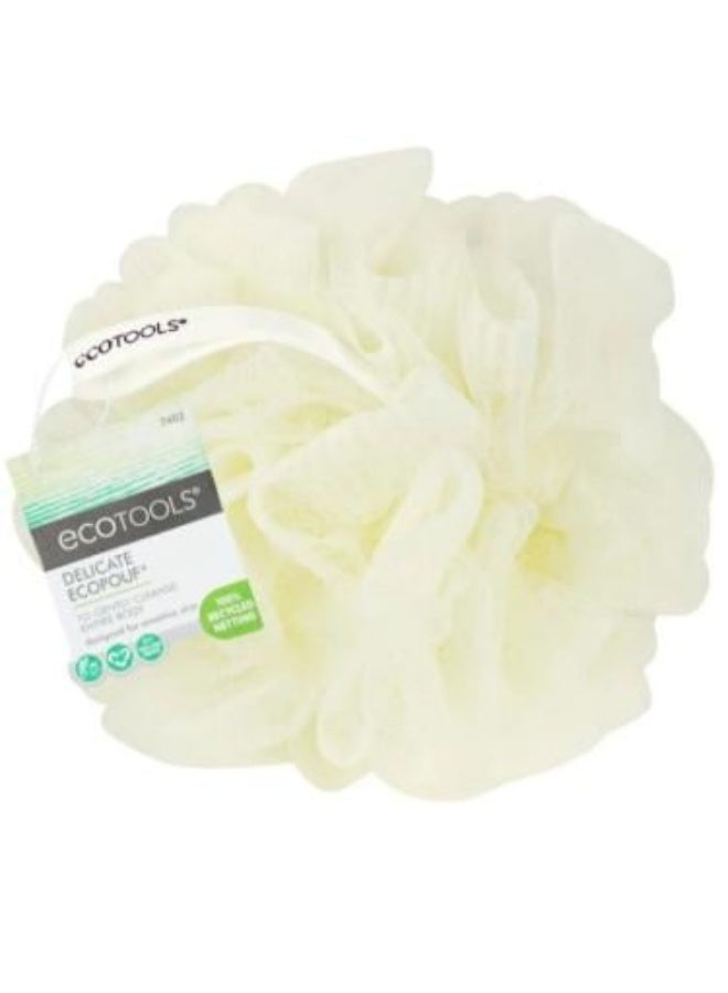 إسفنجة استحمام رقيقة ناعمة على الجلد ألوان متنوعة